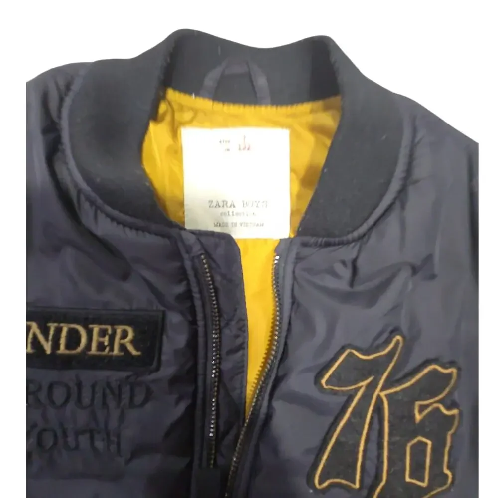 Zara Boy's Puffy Bomber Jacket